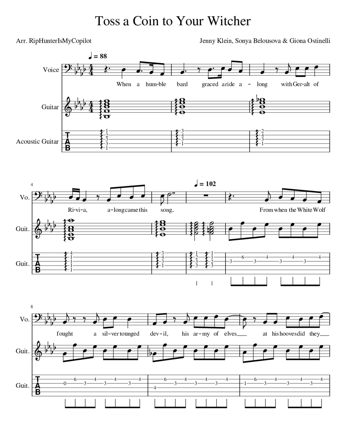 Toss a Coin to your Witcher - Page 1