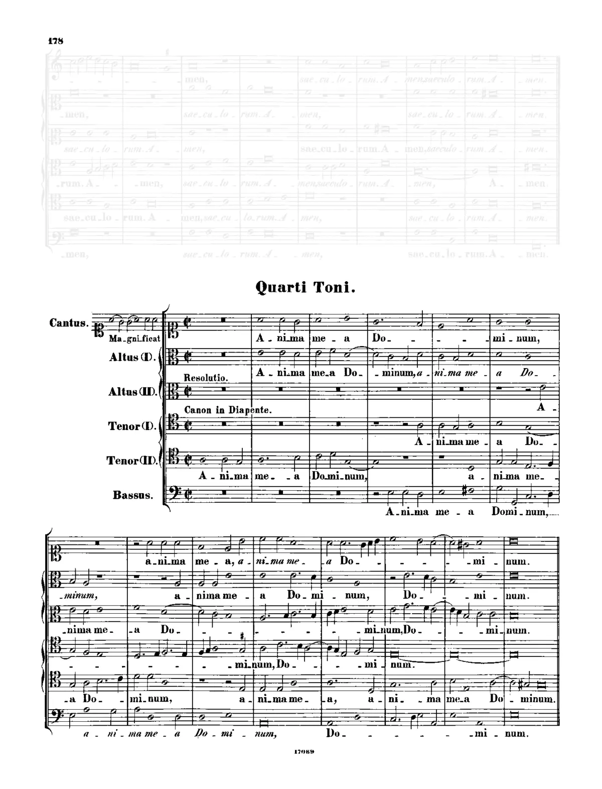 Magnificat quarti toni - Page 1