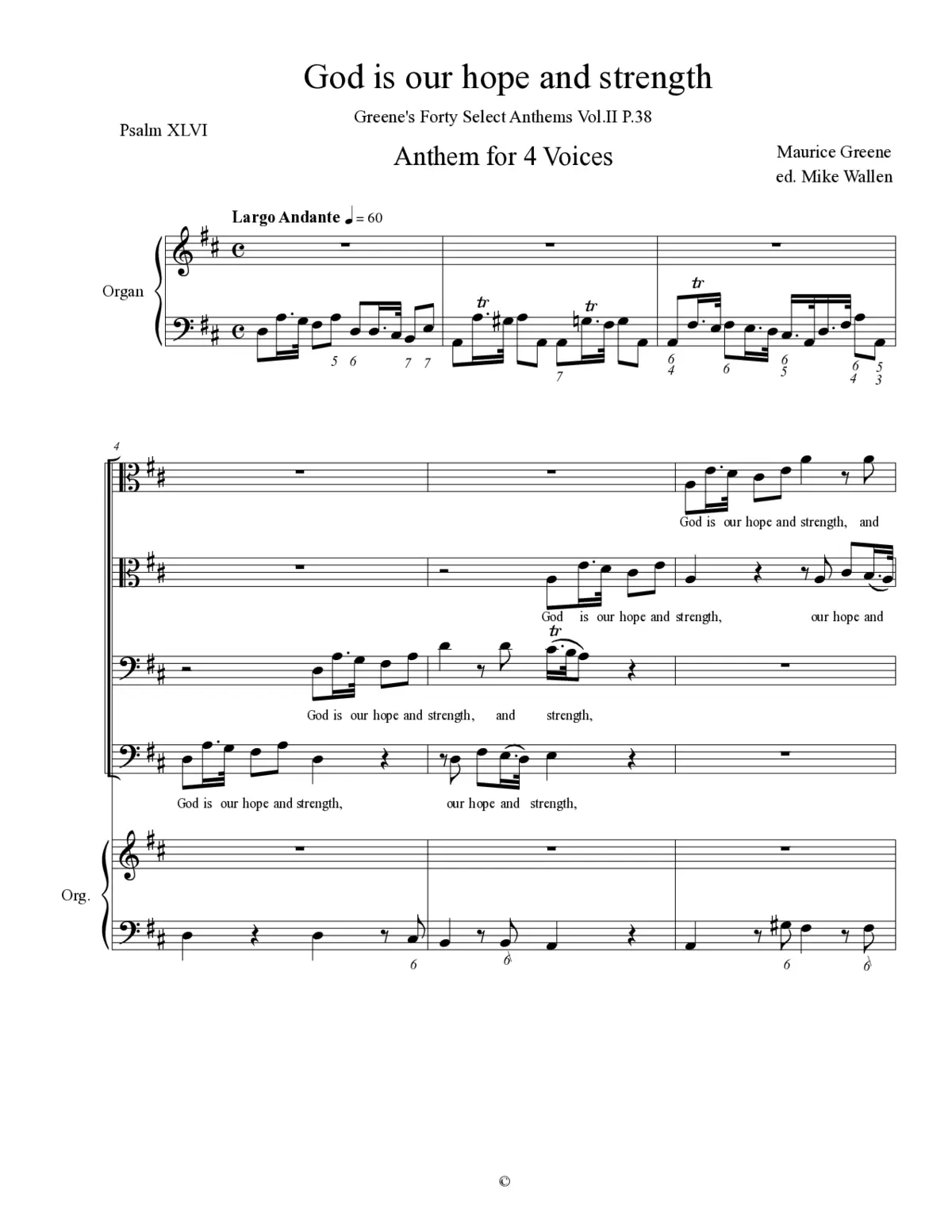God is our hope and strength - Page 1
