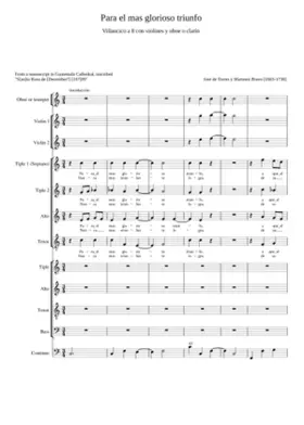 Para el mas glorioso triunfo