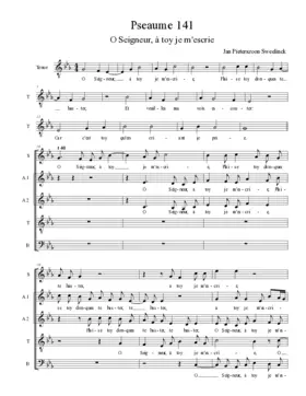 Pseaume 141 - O Seigneur, à toy je m'escrie
