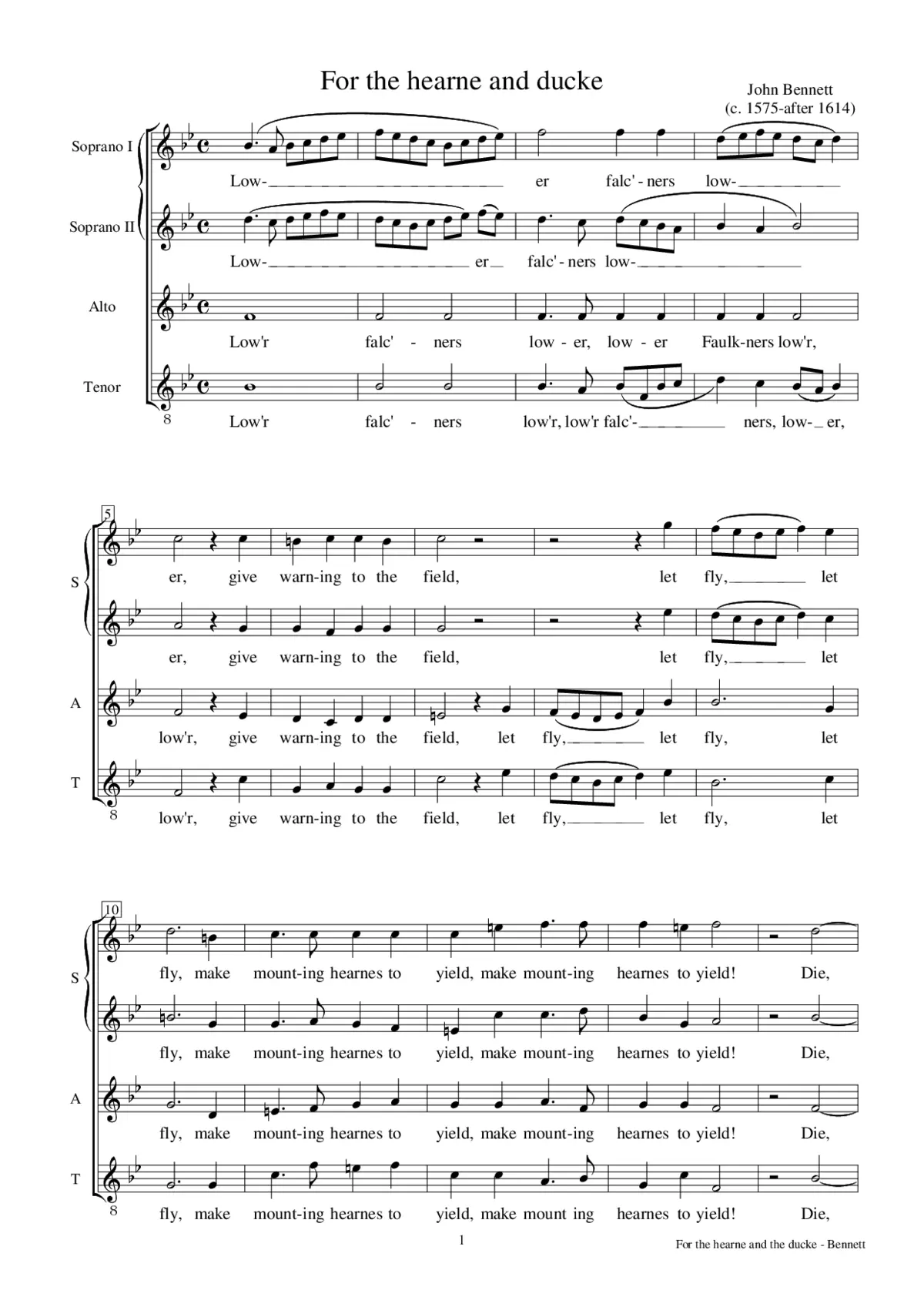 For the hearne and ducke - Page 1