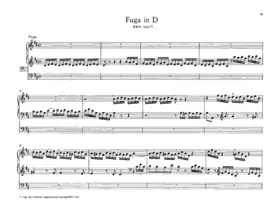 Fugue in D major