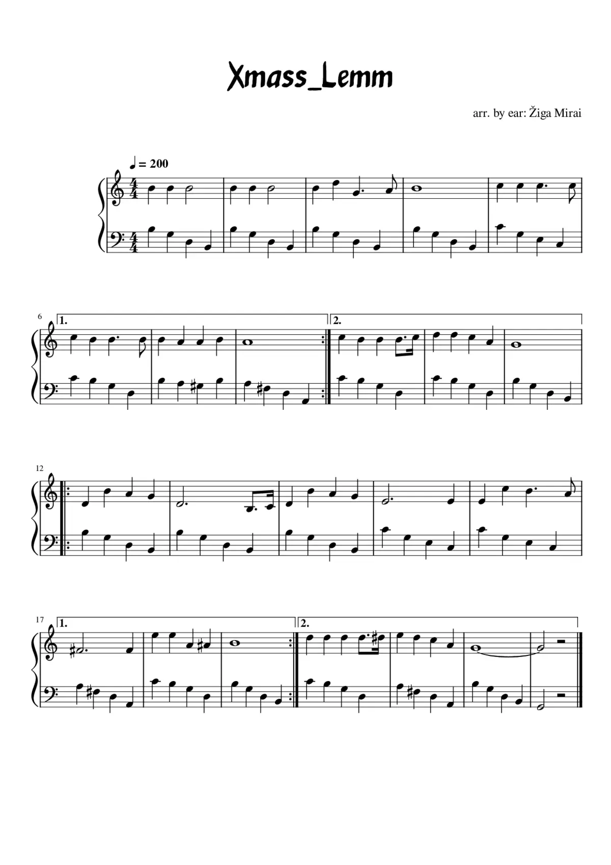 Jingle Bells - Page 1