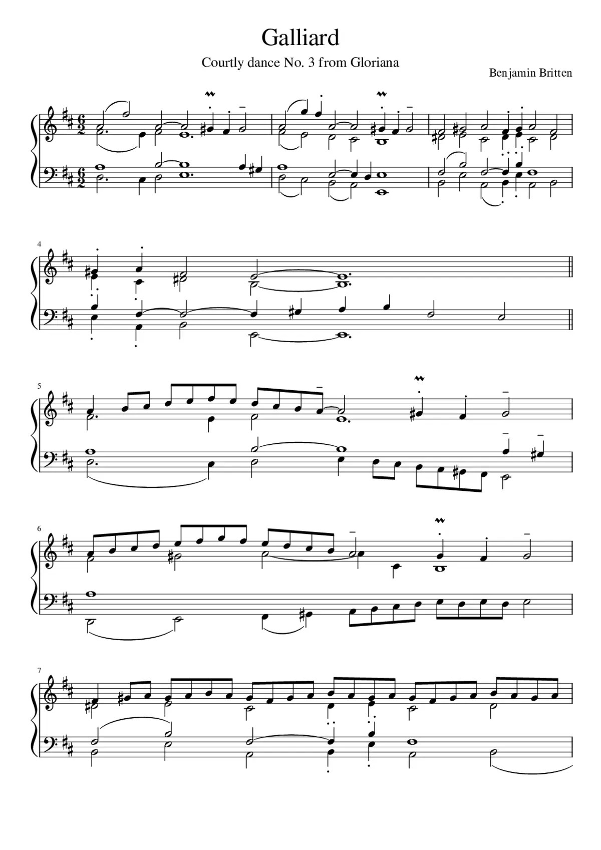 Galliard - Page 1