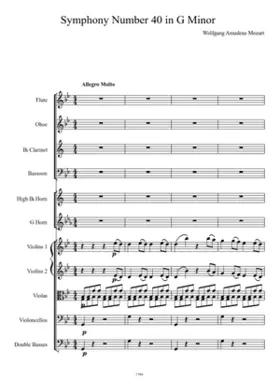 Symphony No.40 in G minor K.550