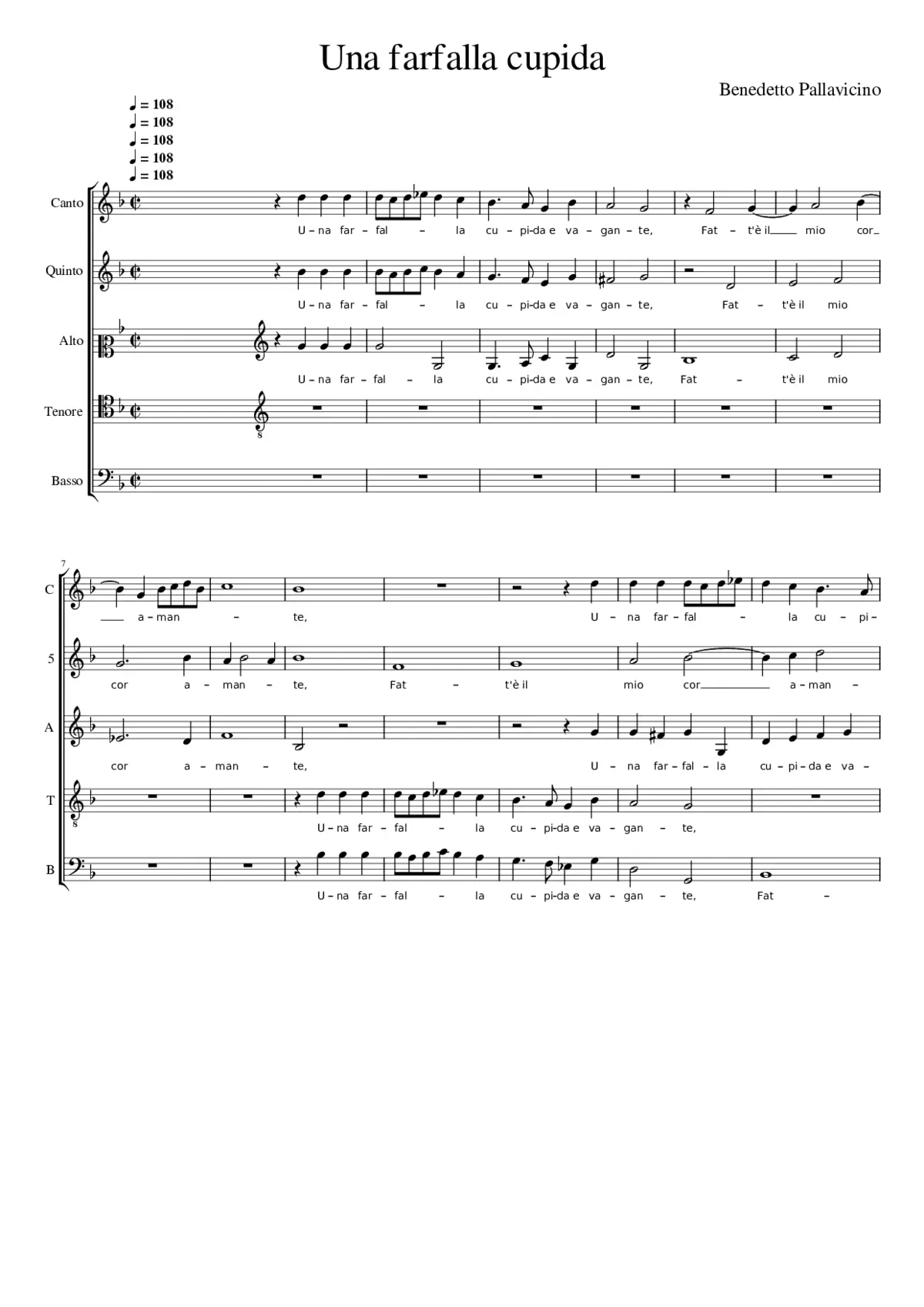 Una farfalla cupida - Page 1