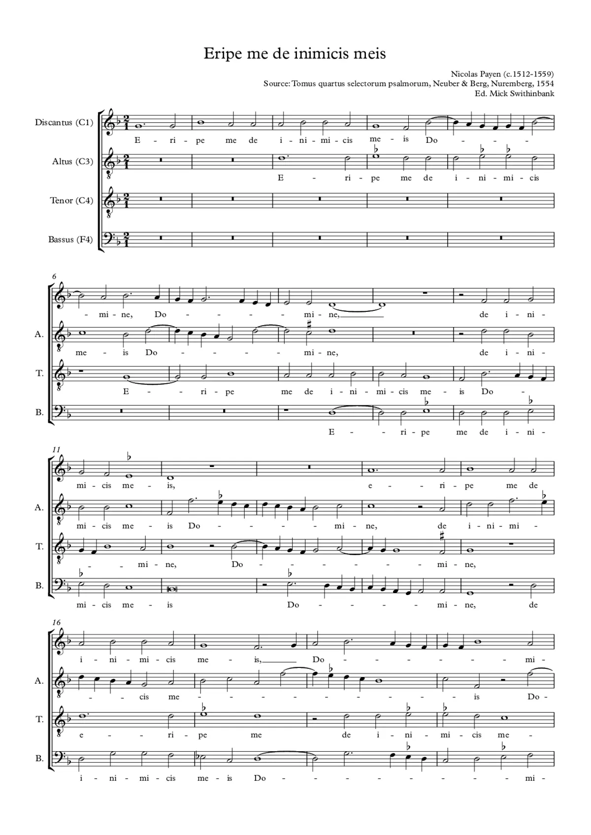 Eripe me de inimicis meis - Page 1