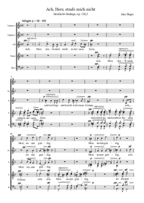 Ach, Herr, strafe mich nicht