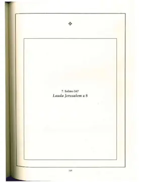 Salmo 147 Lauda Jerusalem a 9