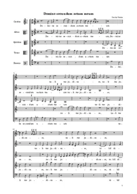 Domine secundum actum meum