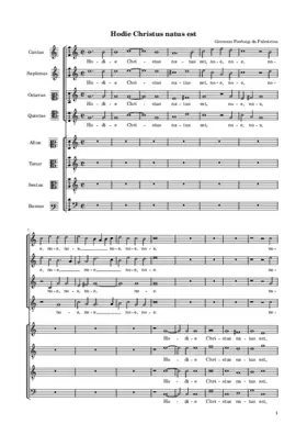 Hodie Christus natus est a 8