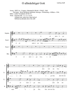 O allmächtiger Gott