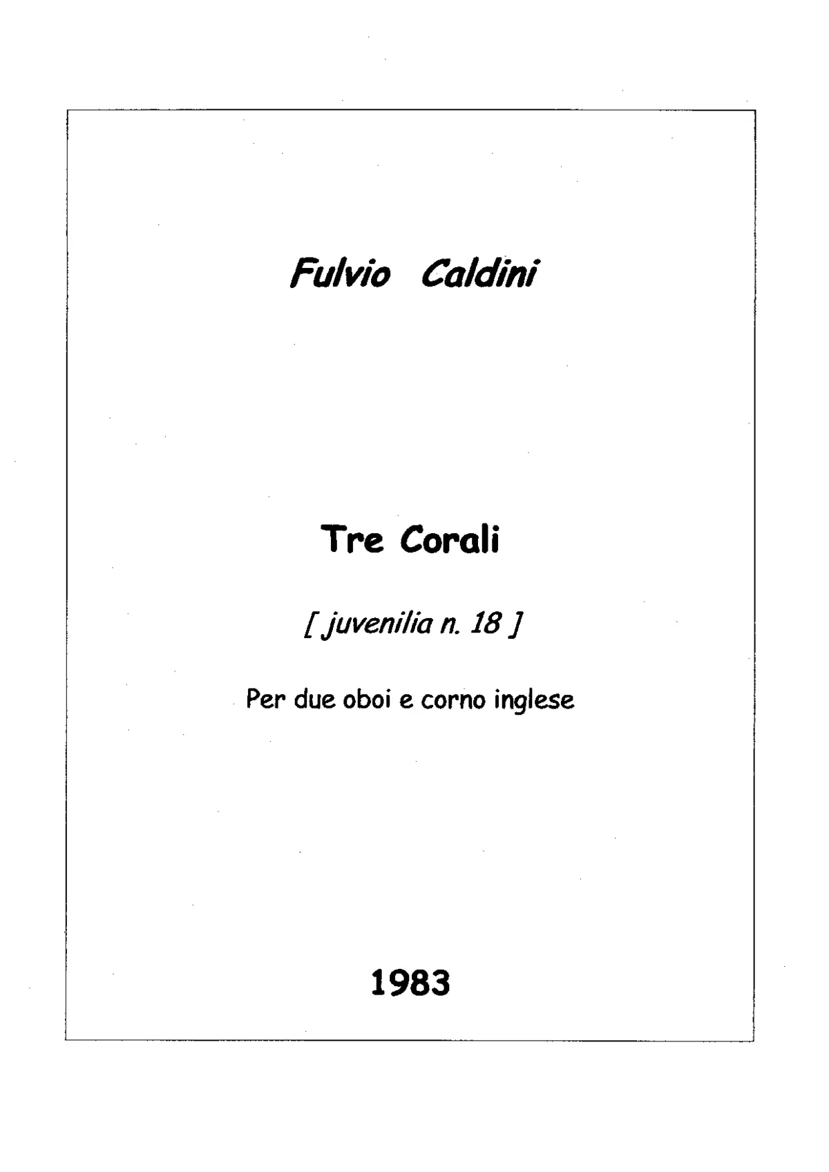 3 Corali - Page 1