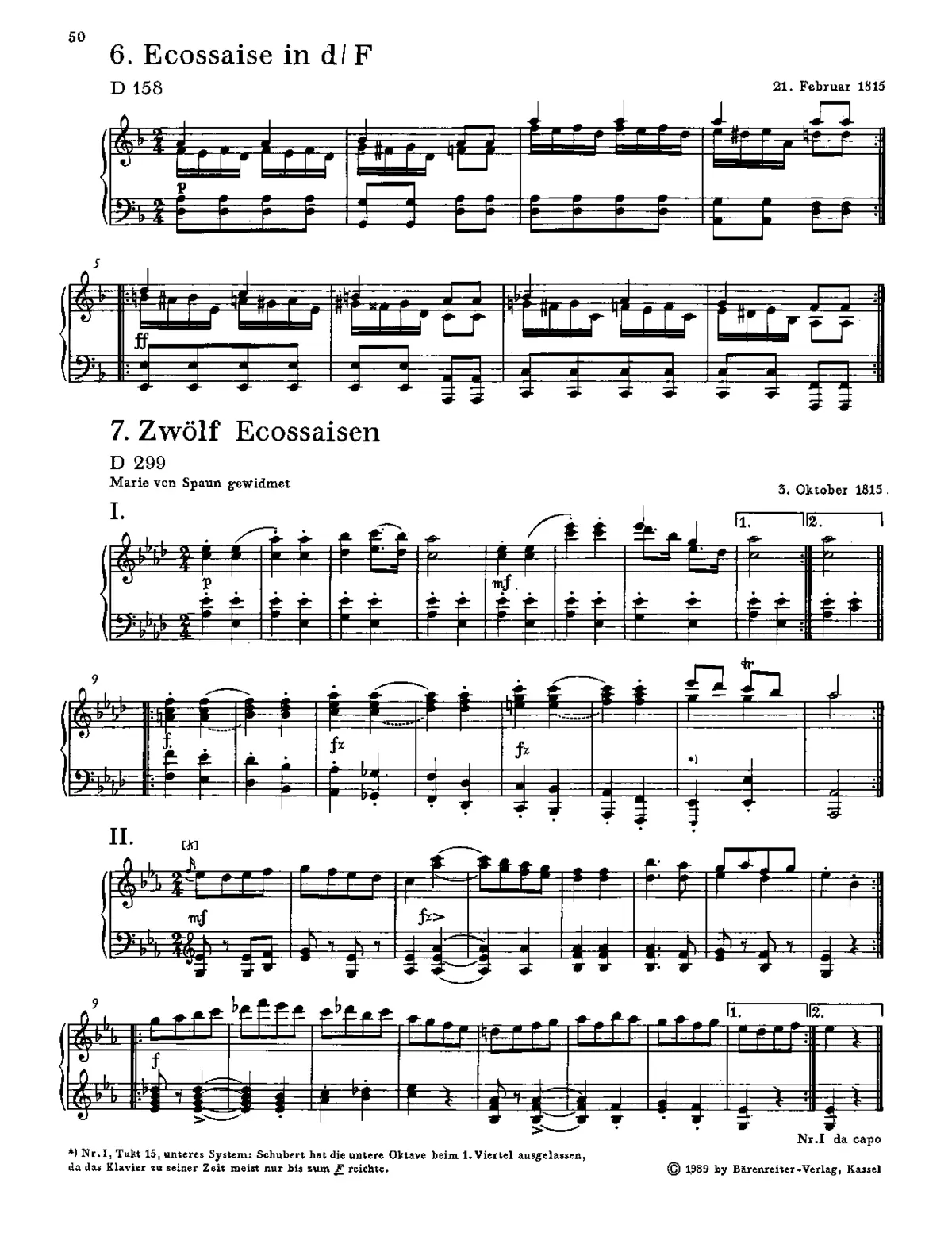 12 Ecossaises - Page 1