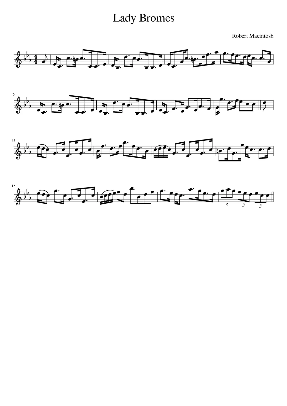 Lady Bromes - Page 1