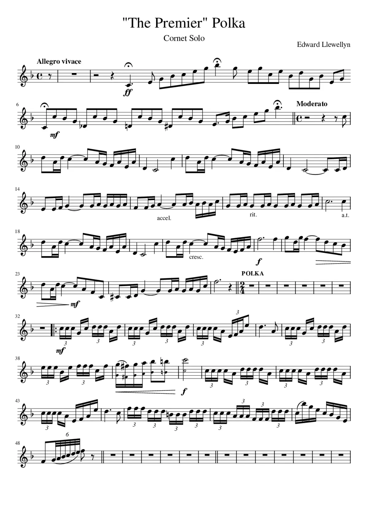 The Premier Polka - Page 1