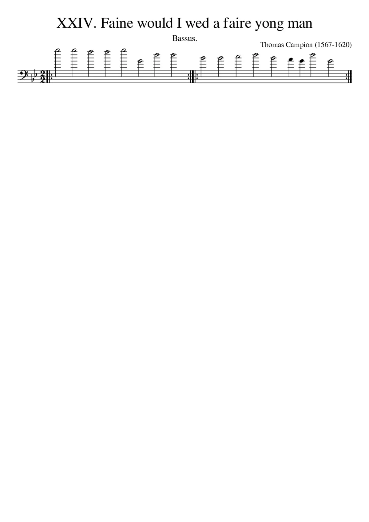 XXIV. Faine would I wed a faire yong man - Page 1