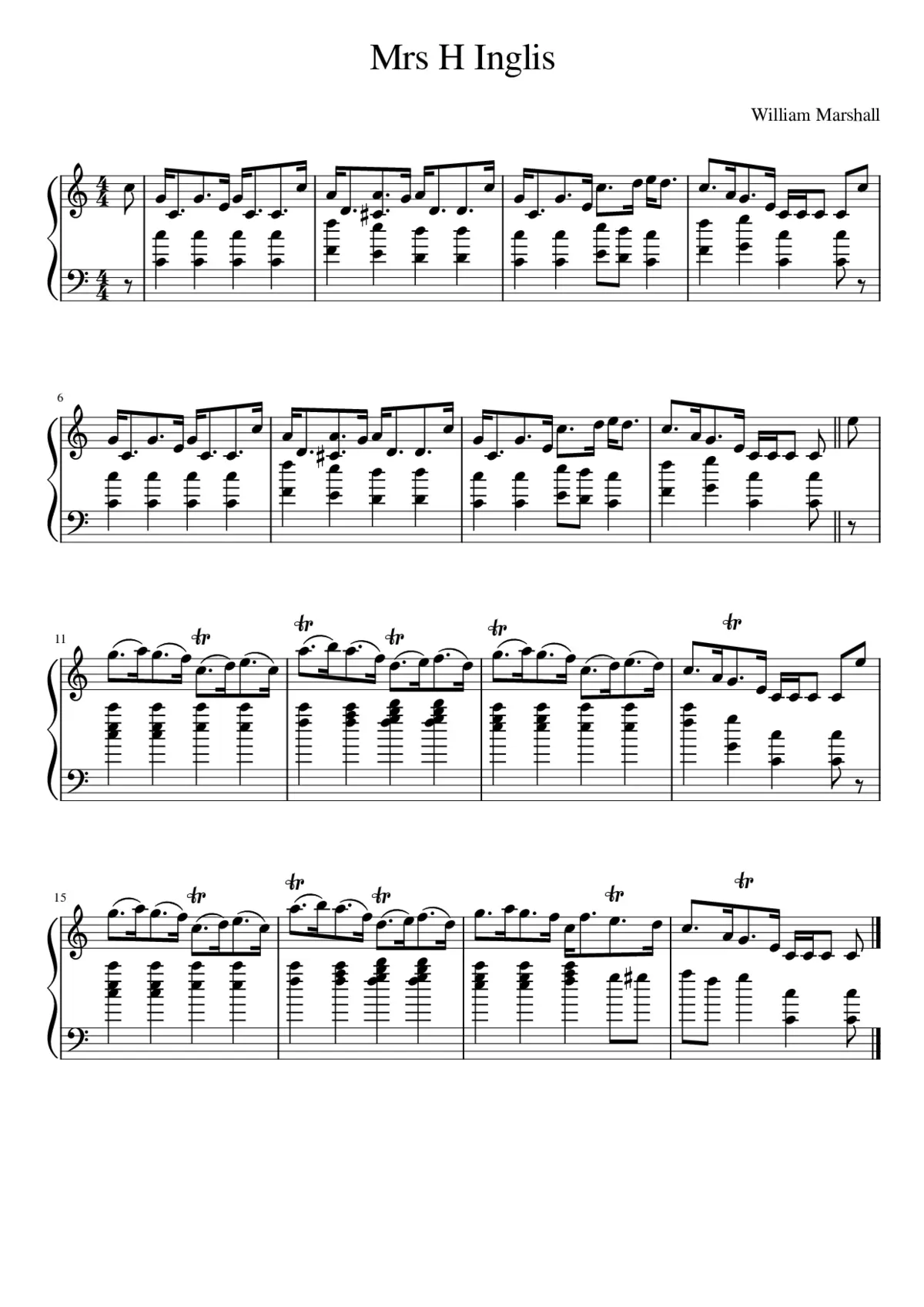Mrs H Inglis - Page 1