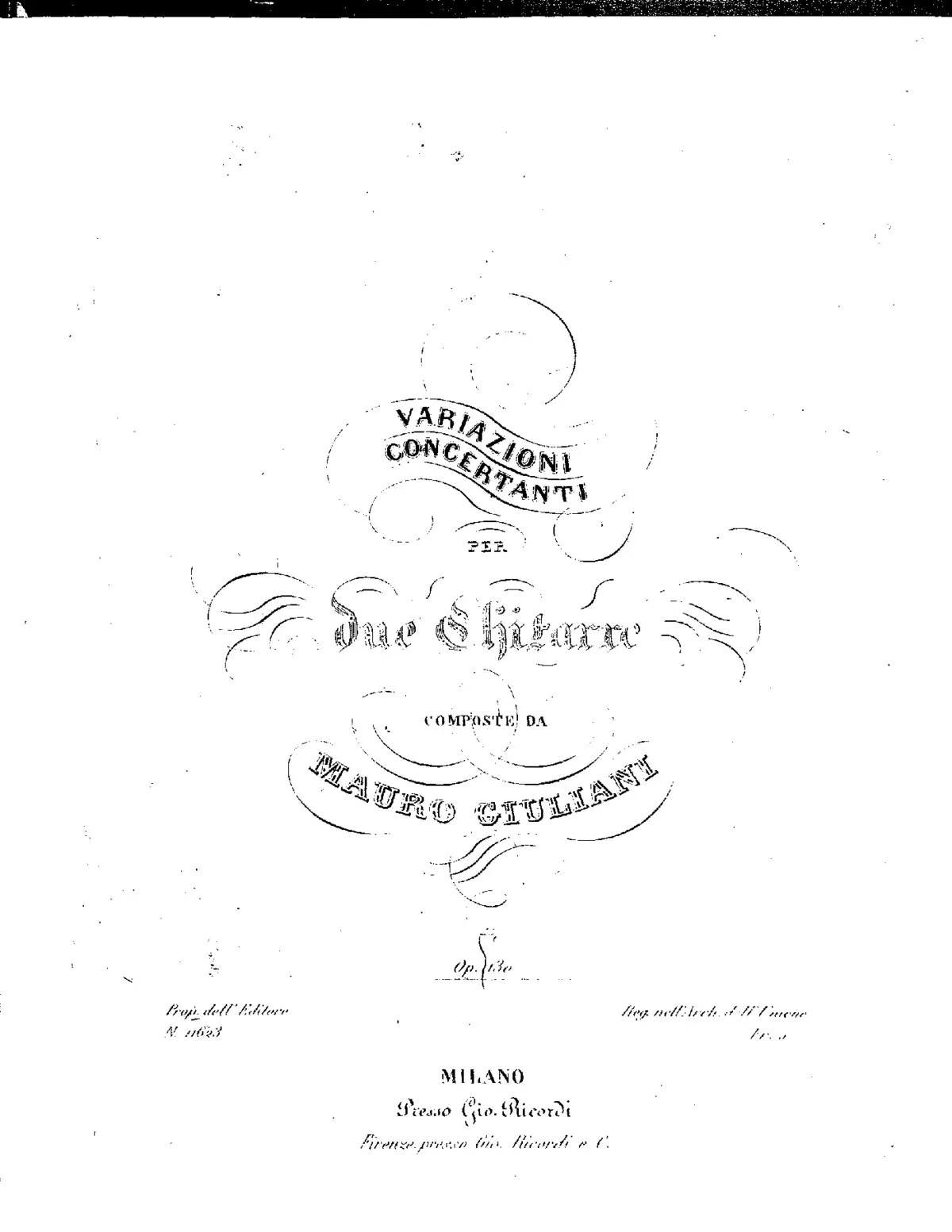 Variazioni concertanti for 2 Guitars - Page 1