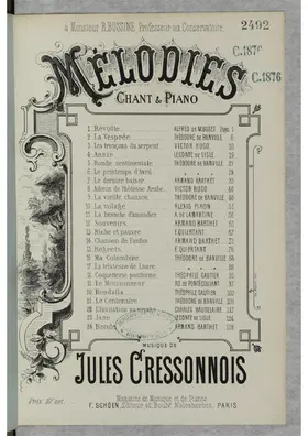 24 Mélodies pour chant et piano