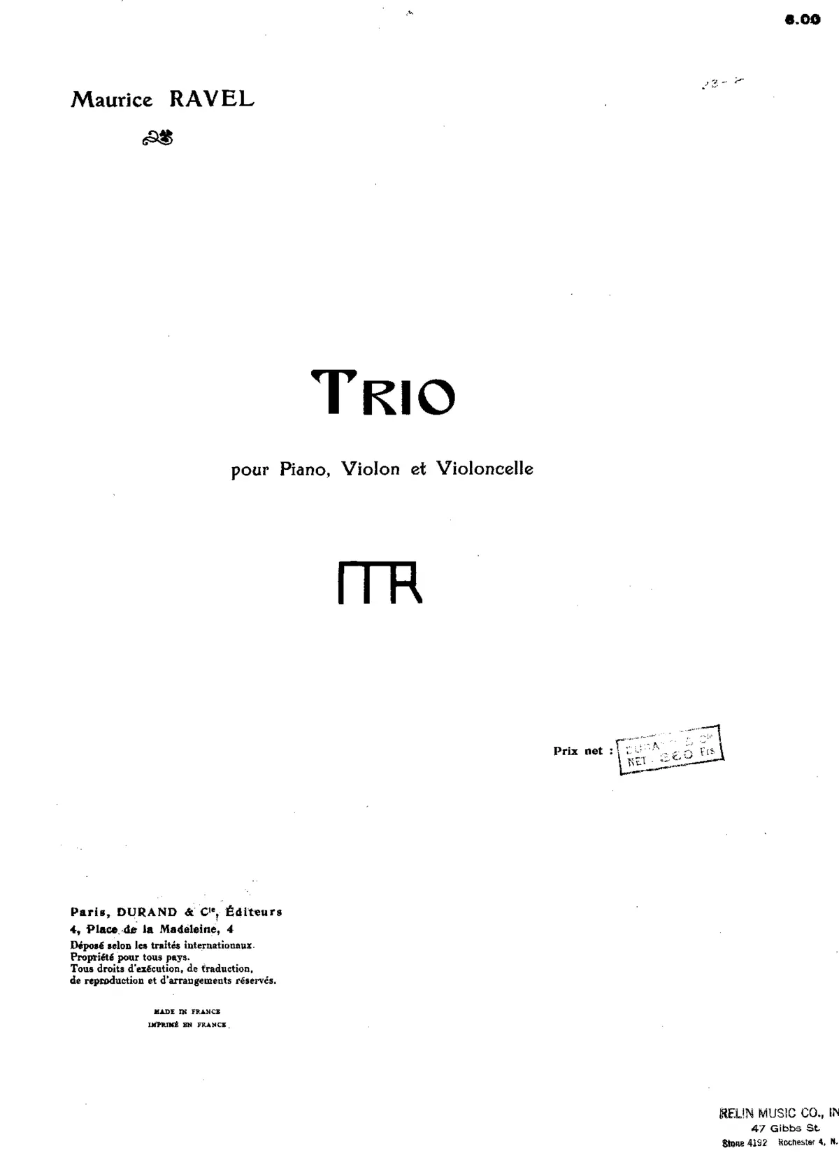 Piano Trio - Page 1