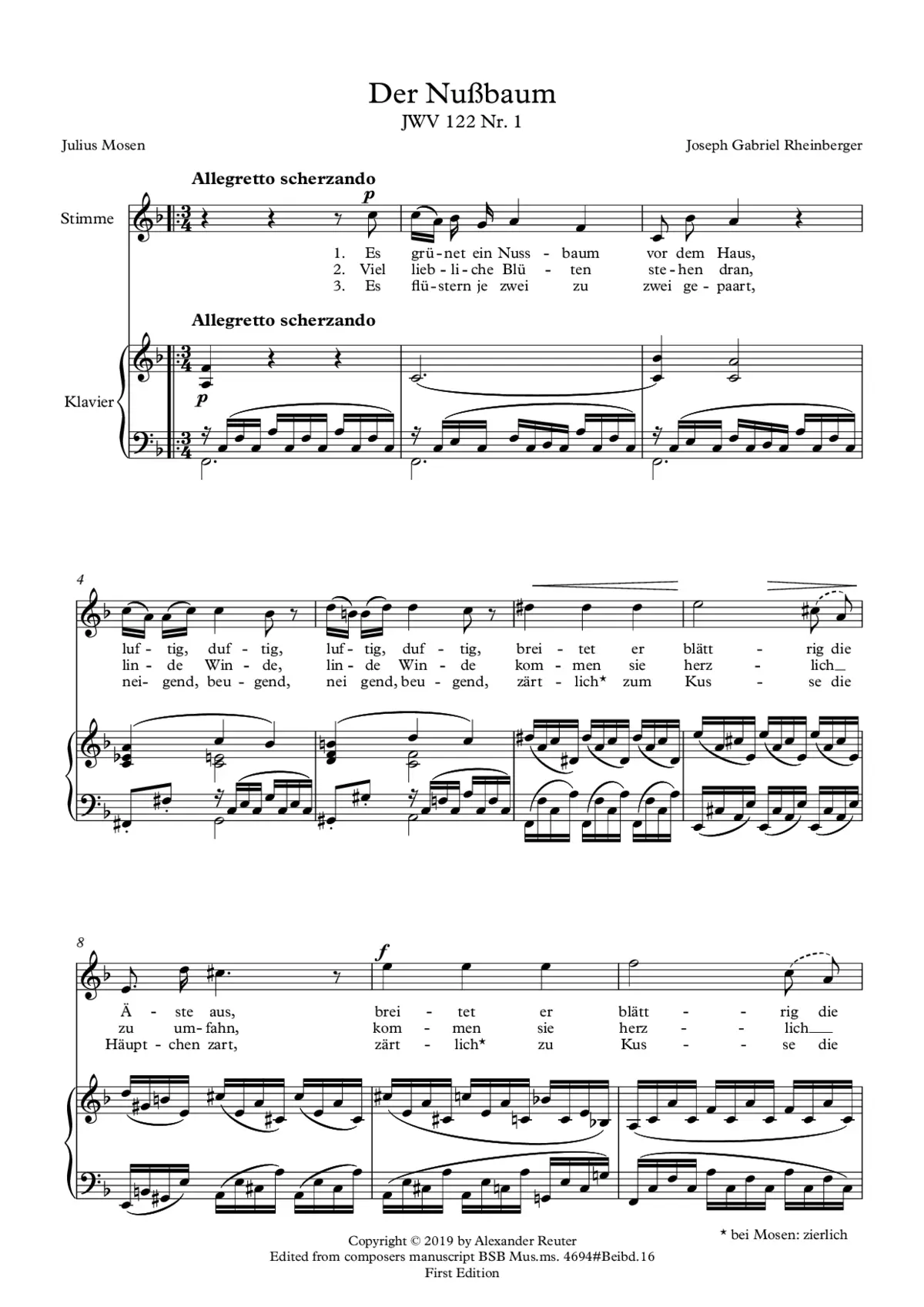 2 Lieder - Page 1