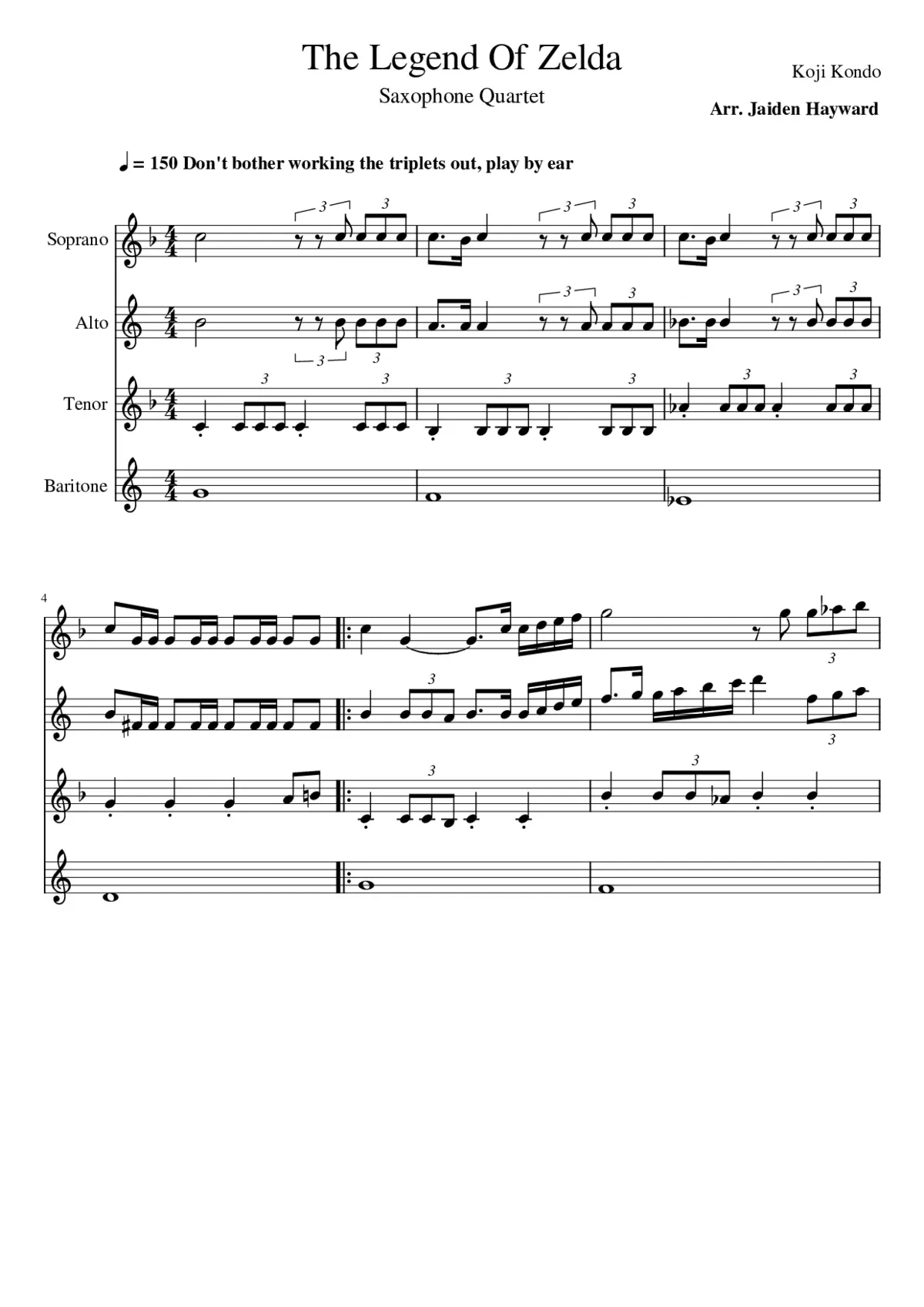 the legend of zelda theme - Page 1