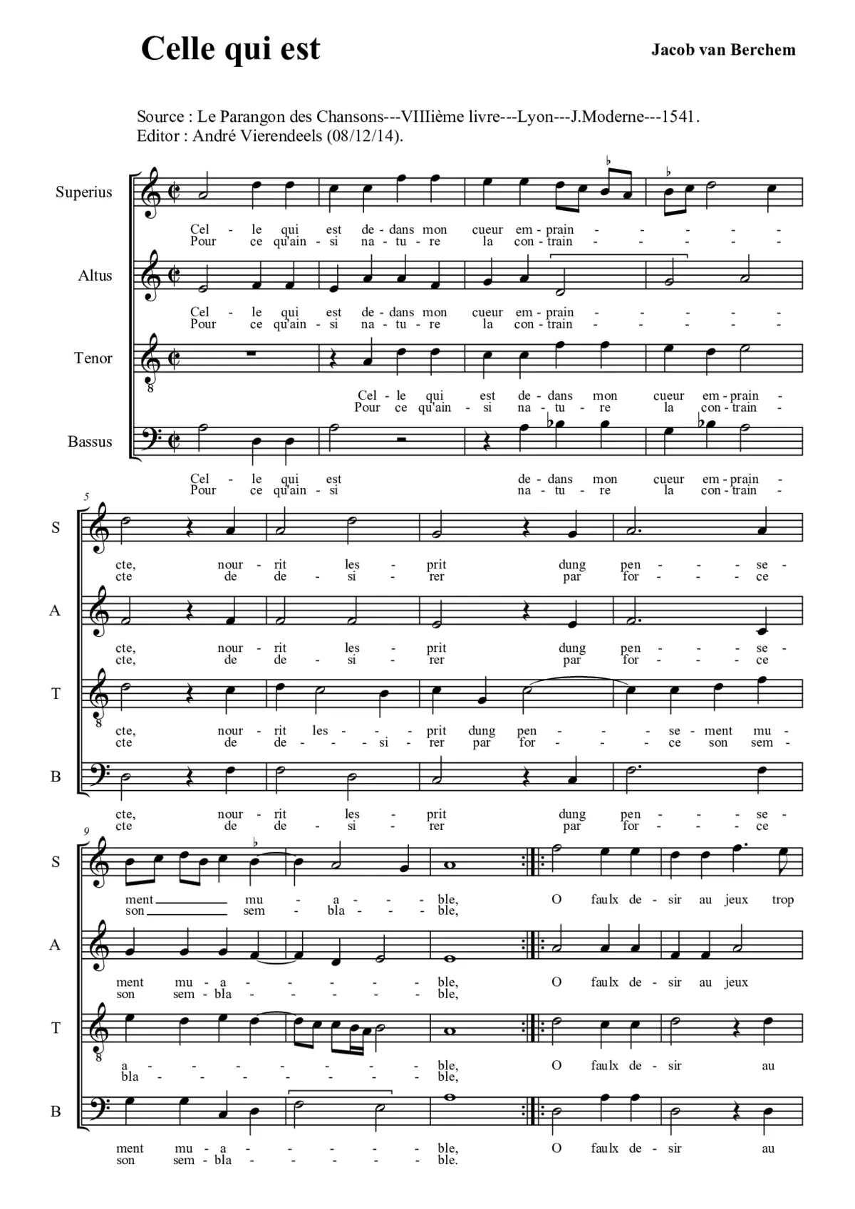 Celle qui est - Page 1