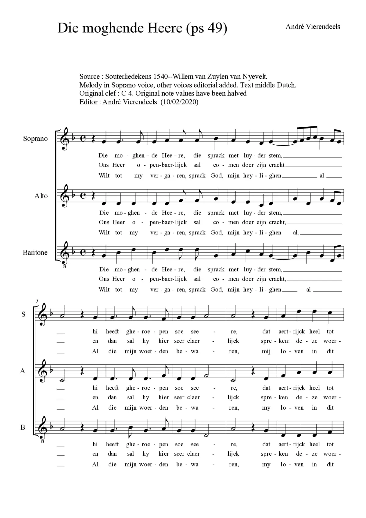 Die moghende Heere - Page 1