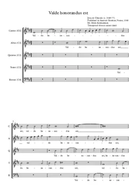 Valde honorandus est