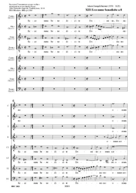 Ecce nunc benedicite 1614