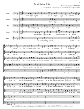 Chi mi dipinse il viso