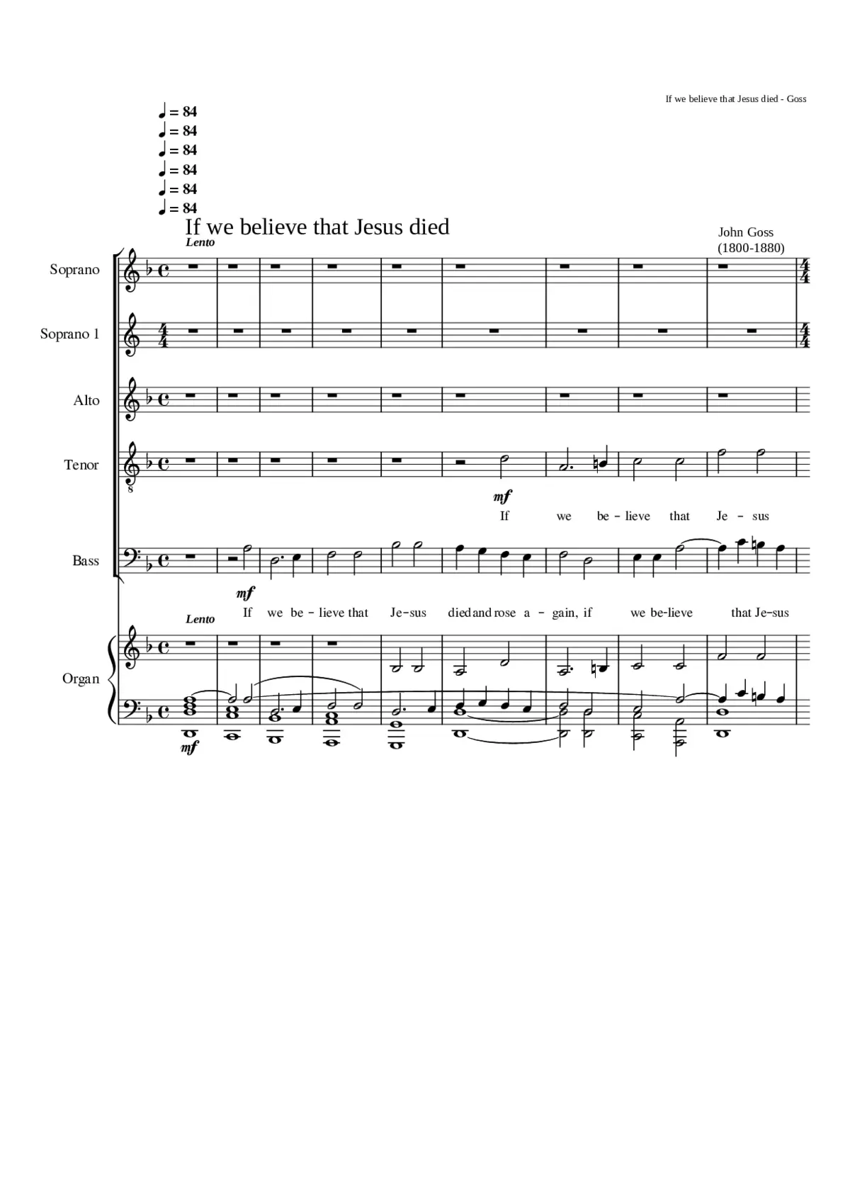 If we believe that Jesus died - Page 1