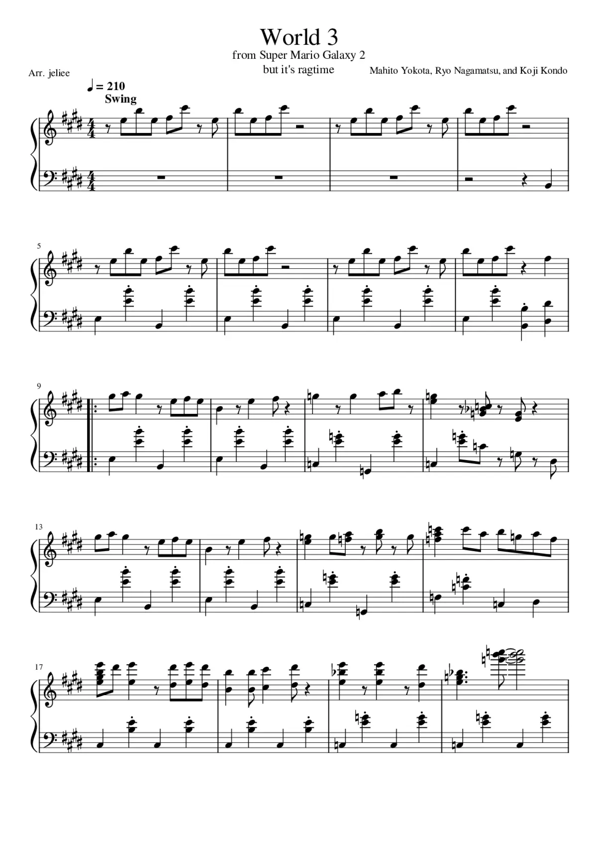 super mario galaxy 2 - world 3 - Page 1