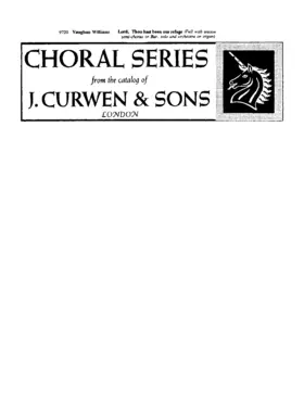 Lord, Thou hast been our refuge