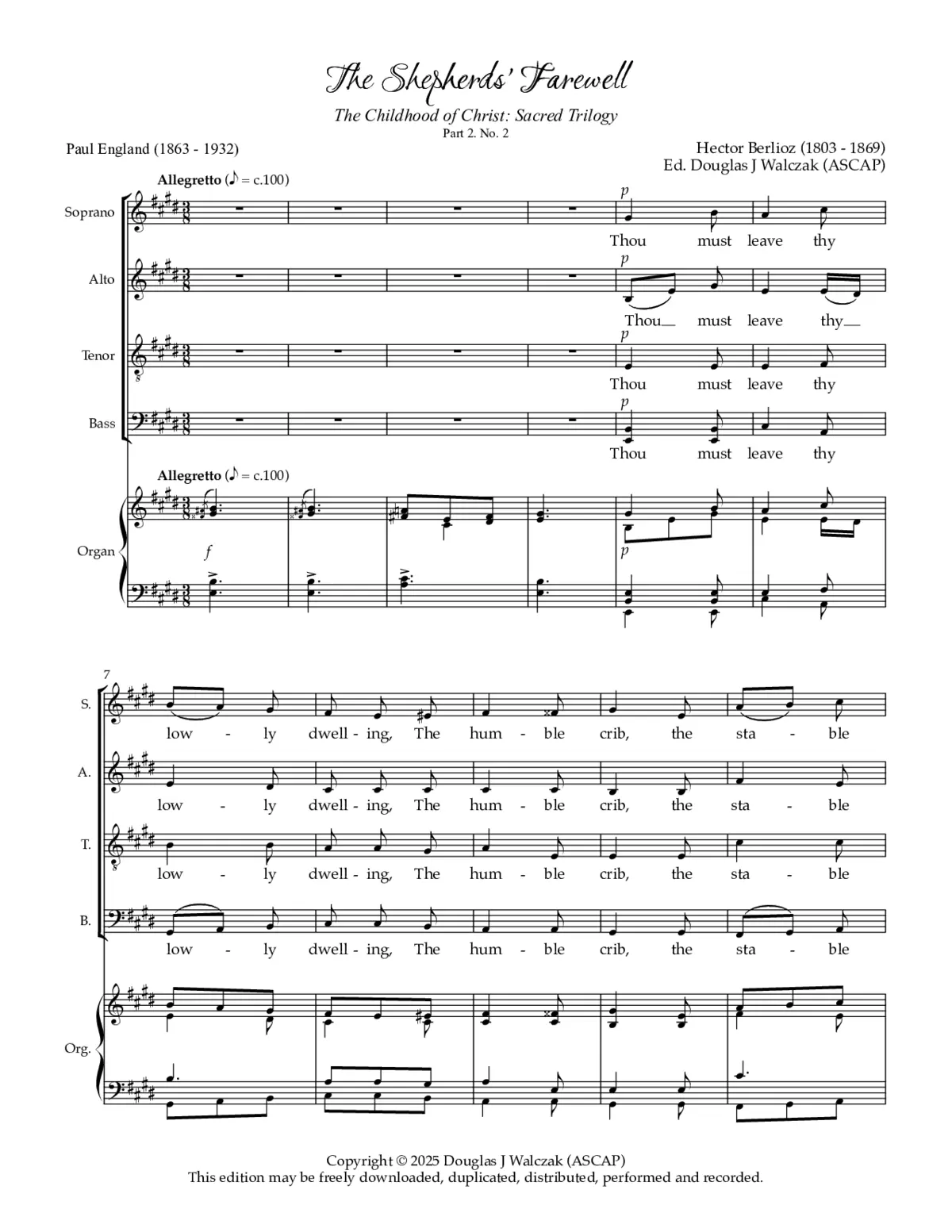 L'adieu des bergers - Page 1