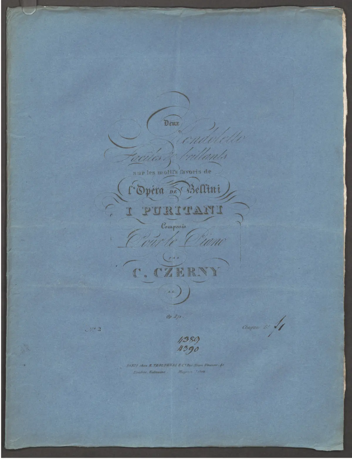 2 Rondolettos faciles on Themes from 'I puritani' - Page 1