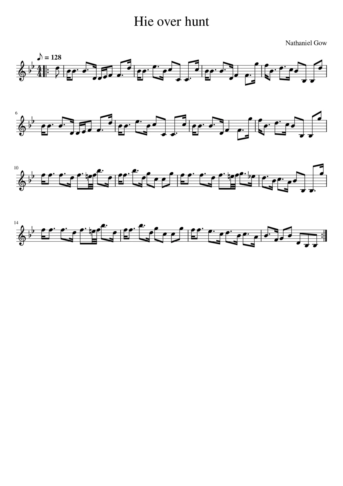 Hie Over Hunt - Page 1