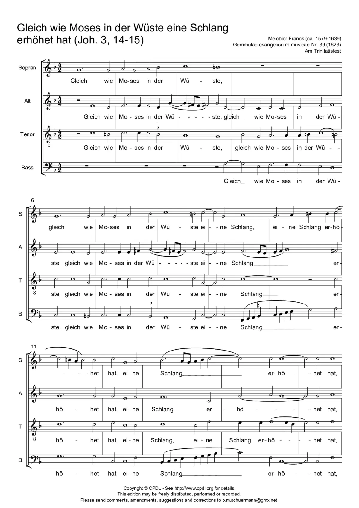 Gleich wie Moses in der Wüste - Page 1