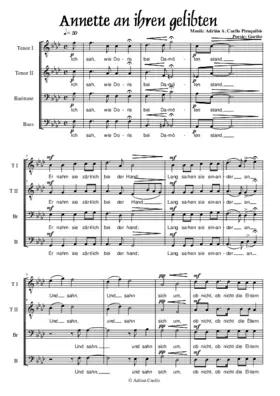 Annette an ihren Geliebten