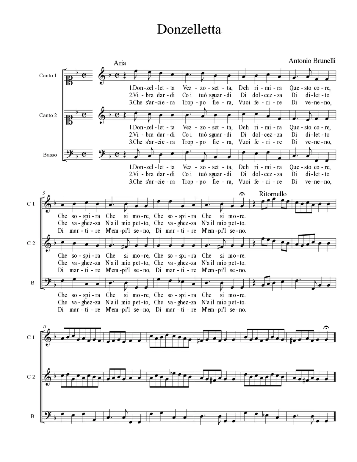 Donzelletta - Page 1