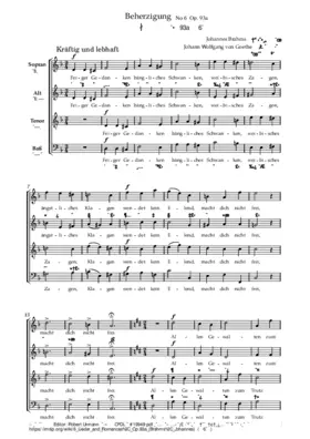 Beherzigung, Op. 93a, No. 6