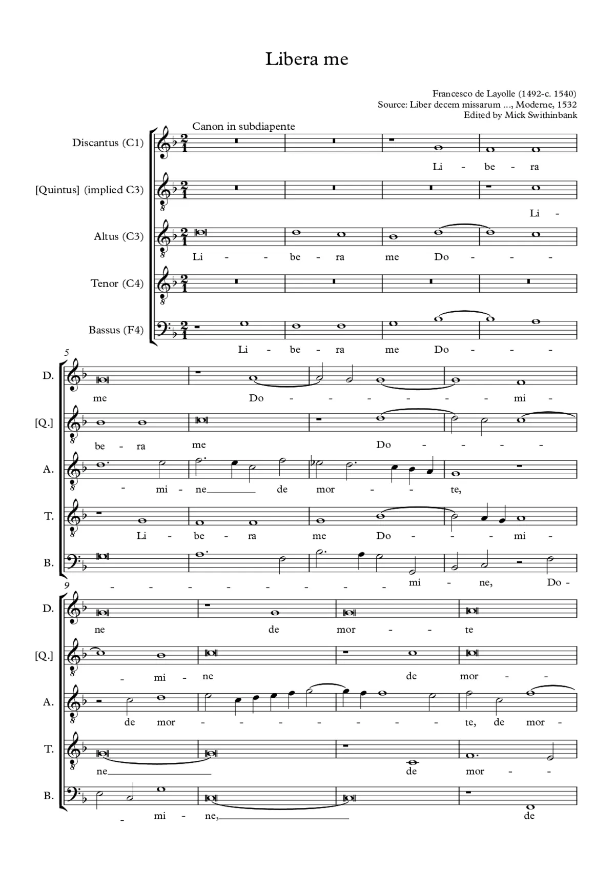 Libera me - Page 1