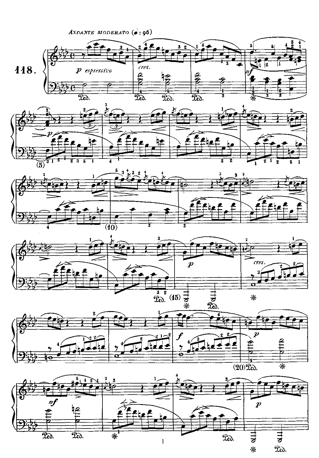 Keyboard Sonata in F minor - Page 1