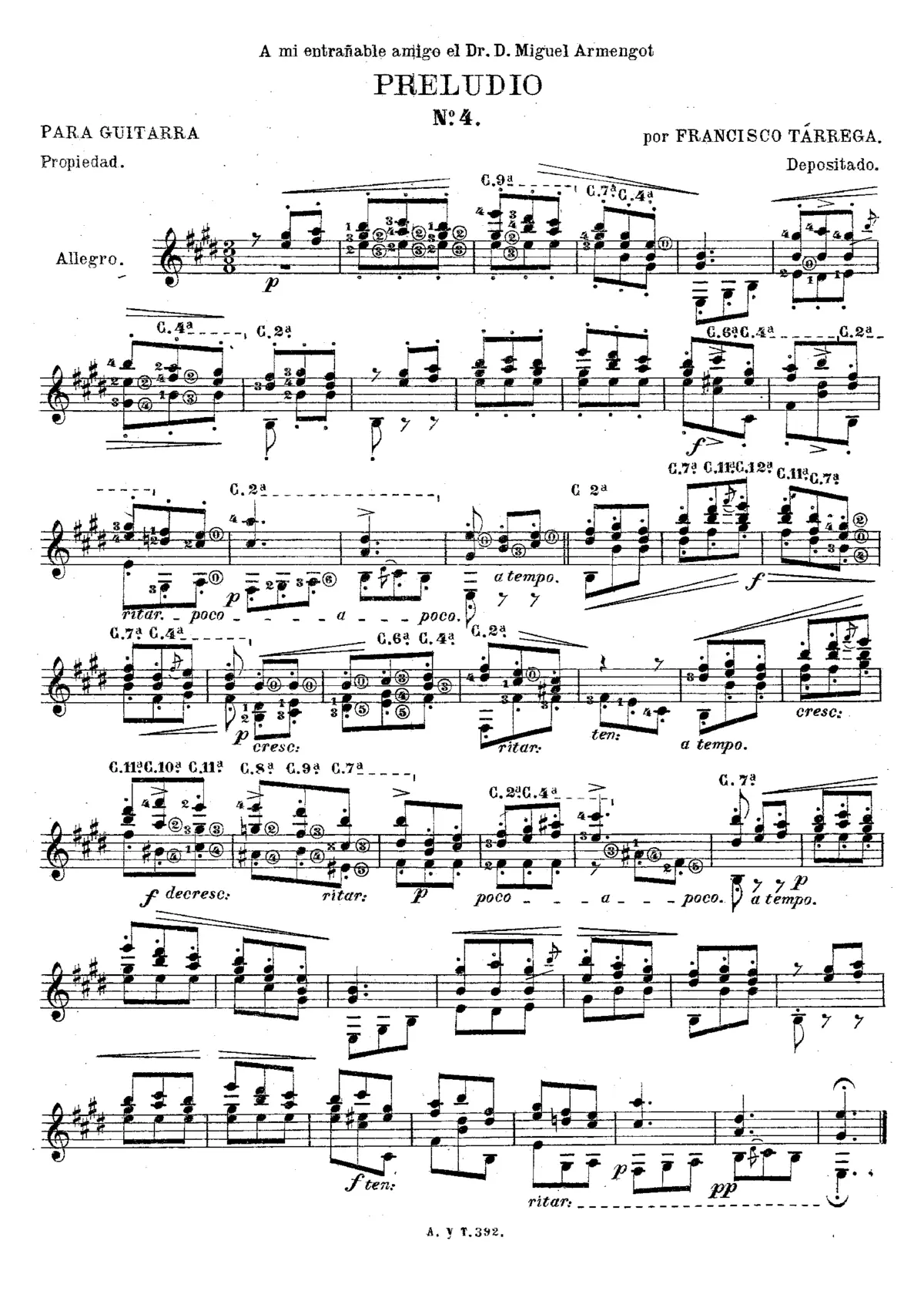 Prelude No.4 - Page 1