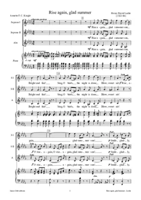 Rise again, glad summer sun