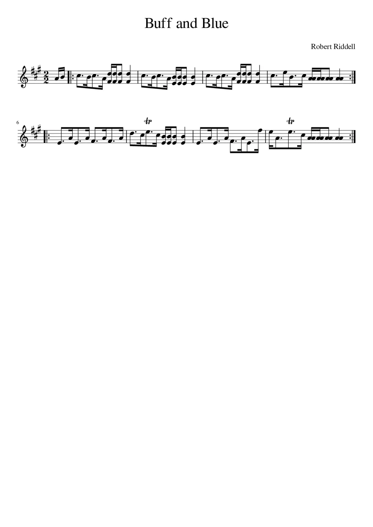 Buff and Blue - Page 1