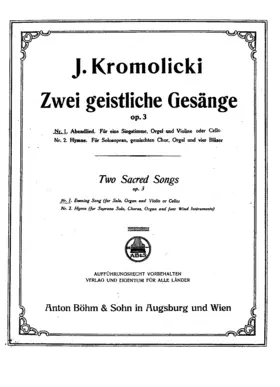 2 Geistliche Gesänge