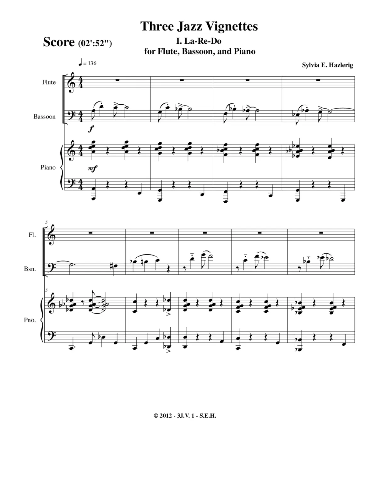 3 Jazz Vignettes - Page 1